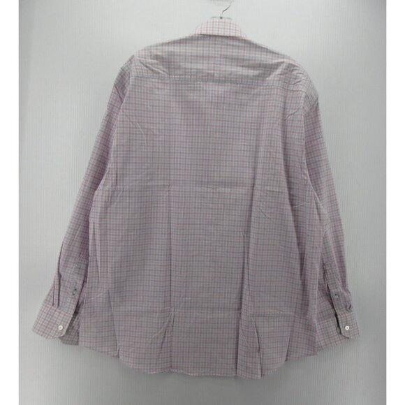 NEW Twillory Shirt 18 Button Up Performance Non Iron Plaid Flip Cuff - Picture 9 of 13